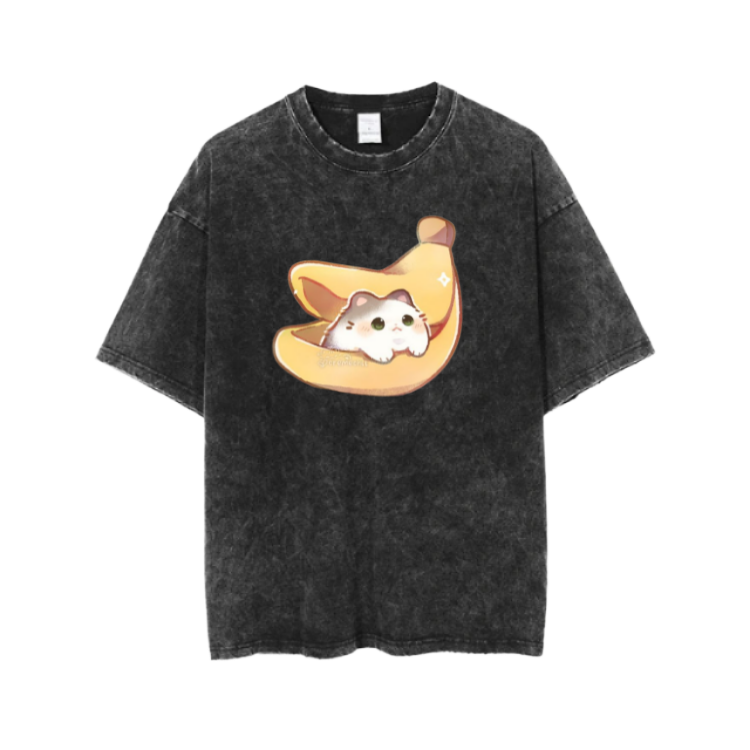 cat One Size t- shirt Washed 56