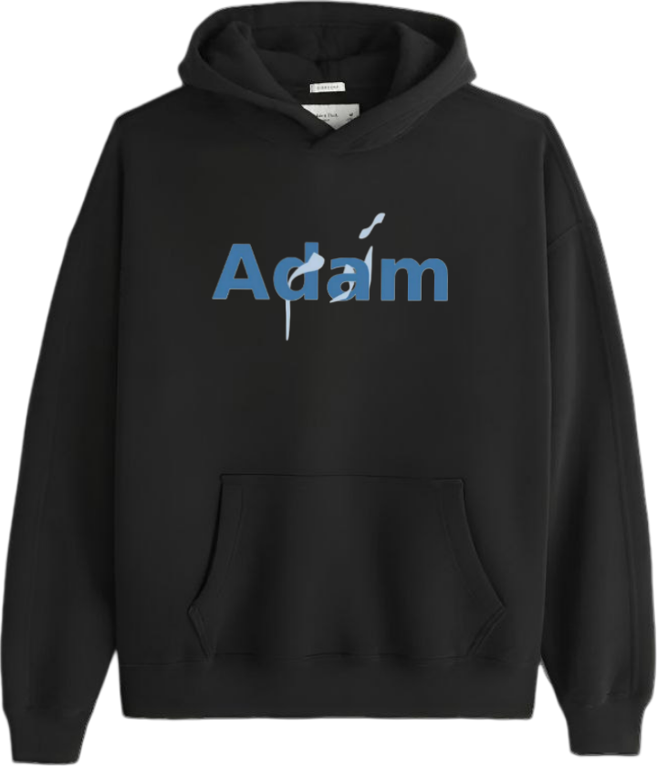 names One Size hoodie Black Adam 56