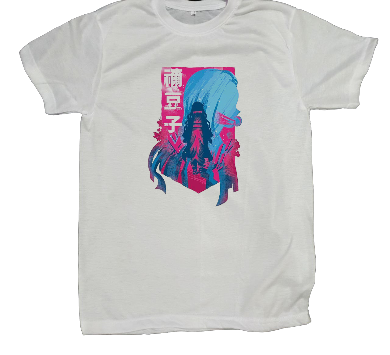 Anime Demon slayer nezuko tanjiro t- shirt fit White 56