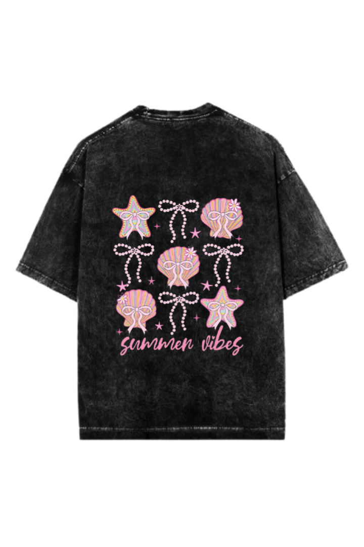 Summer Vibes One Size t- shirt Washed Back 57