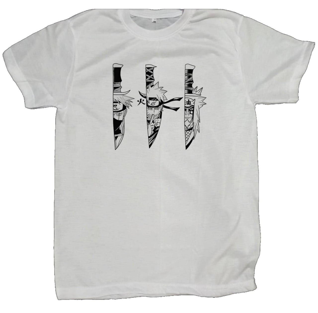 Naruto Shippuden t- shirt fat White 56