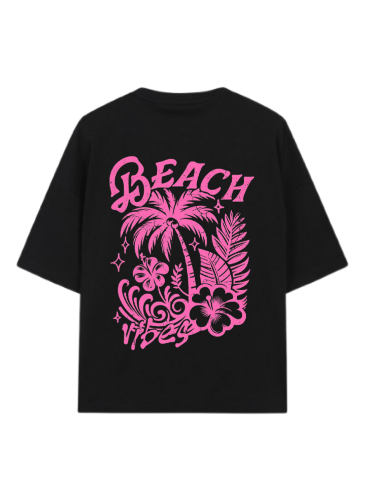 Summer Vibes t- shirt Black Back 57