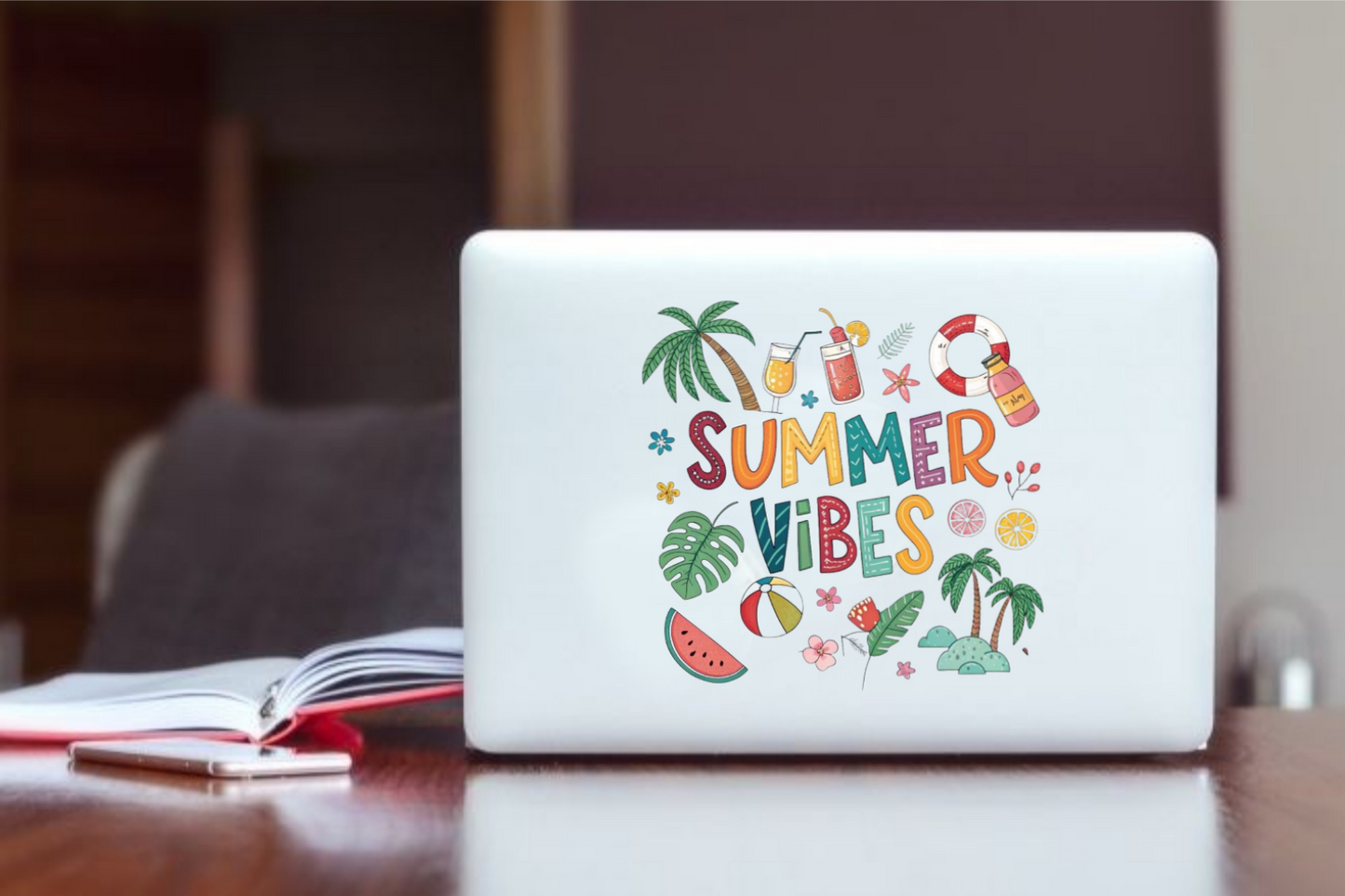 Summer Vibes Laptop Sticker 58
