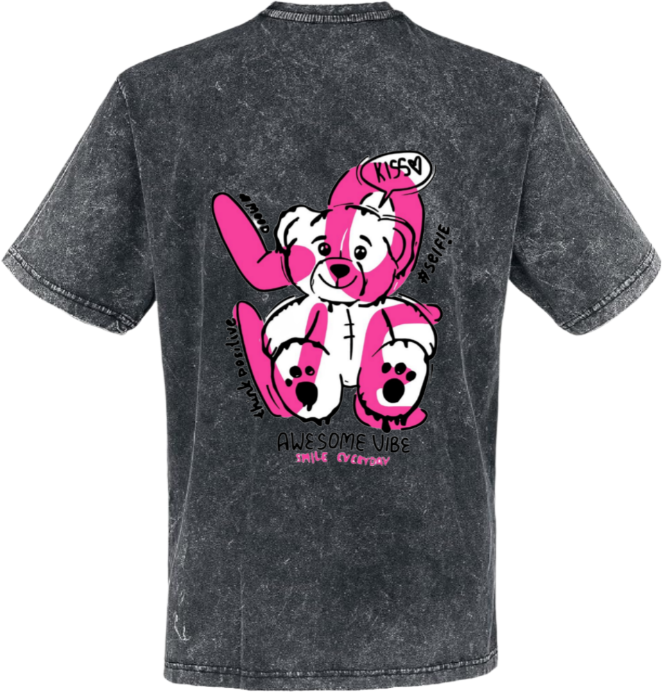 Awesome Vibe t- shirt One Size Washed Back 58