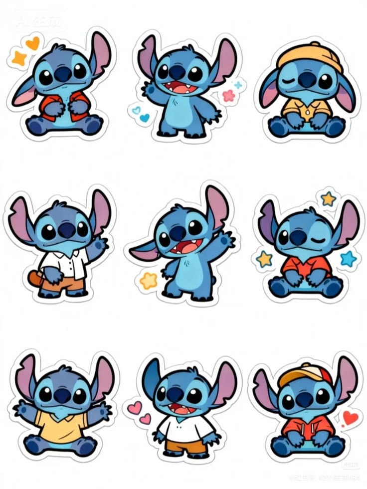stitch stickers sheet 26