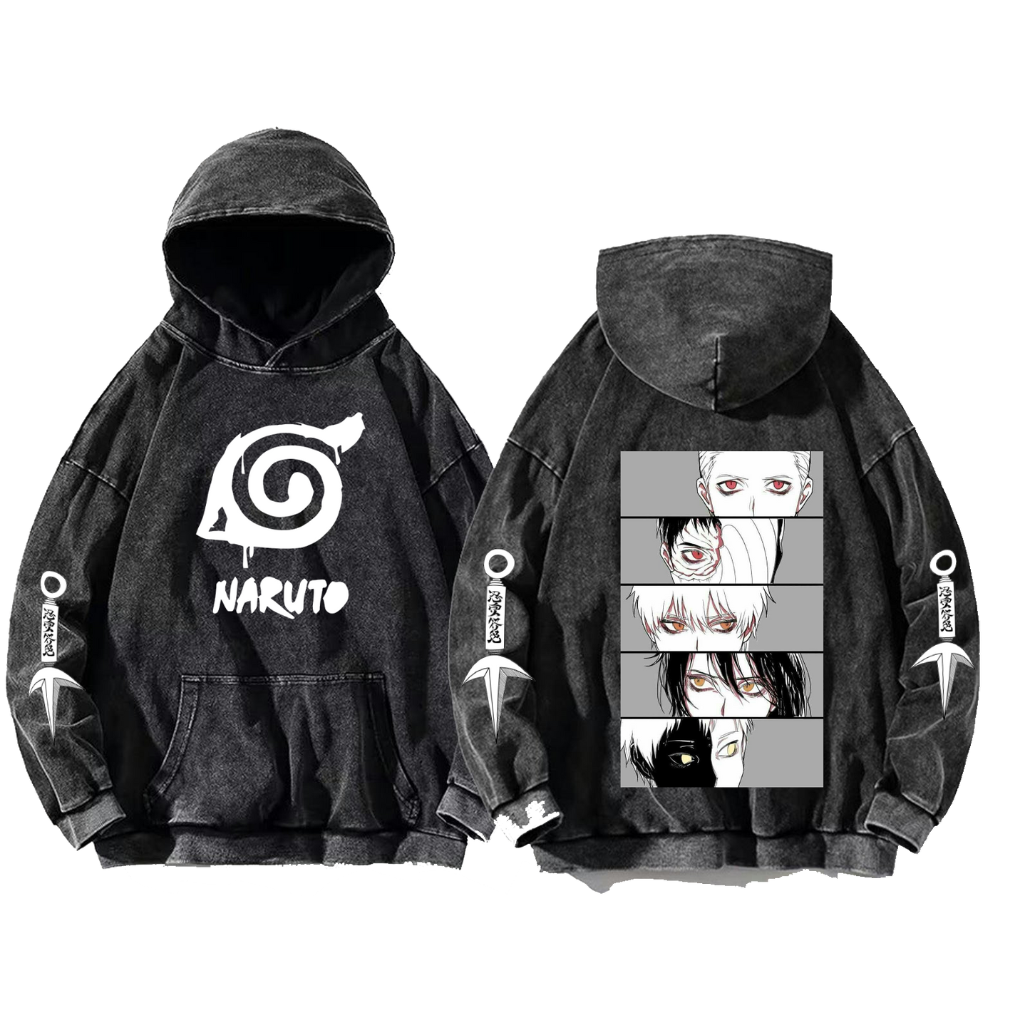 Naruto Shippuden One Size hoodie Washed Back 59