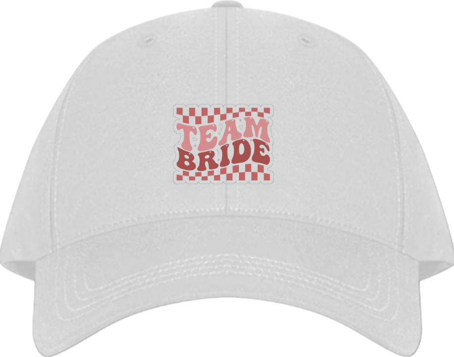 Baseball cap White TEAM BRIDE 55