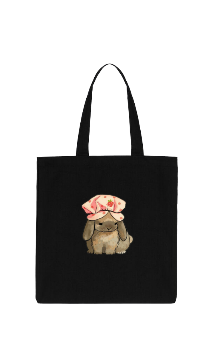 bunny tote bag White 59