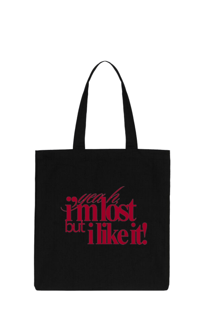 Sweet lover tote bag Black 59