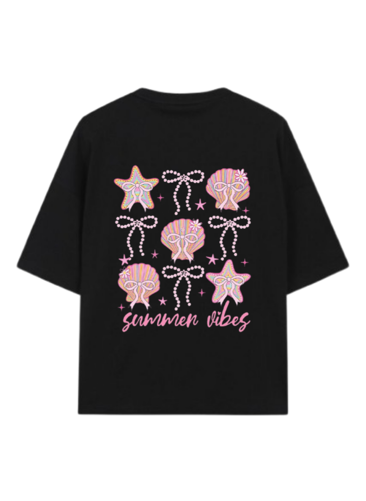 Summer Vibes t- shirt Black Back 59