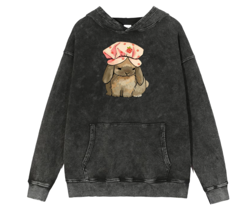 bunny Oversize Hoodie Washed 59