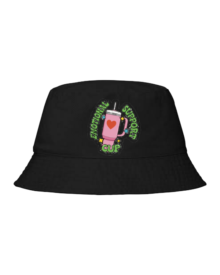 workout gym pilates Bucket hat Fishman hat cap Black 58
