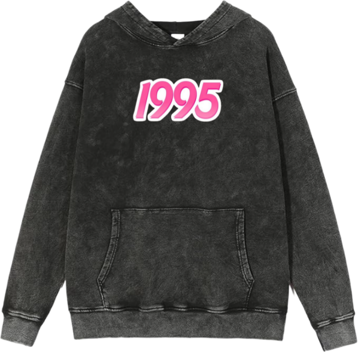age Oversize Hoodie Washed gray 1995