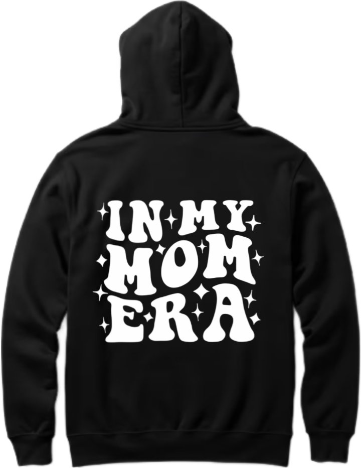 Mom dad parents Oversize Hoodie Black Back 5