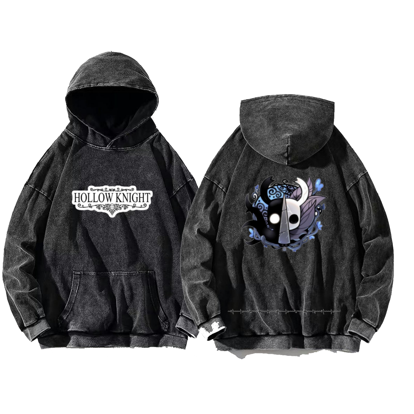 Hollow Knight One Size hoodie Washed Back 5