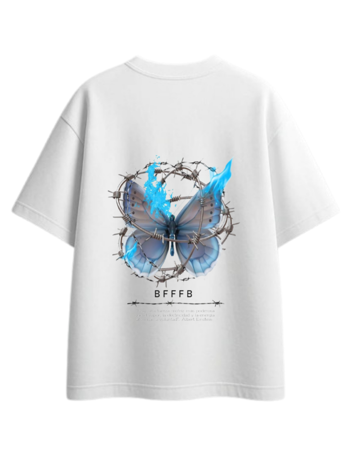 butterflies t- shirt White Back 5