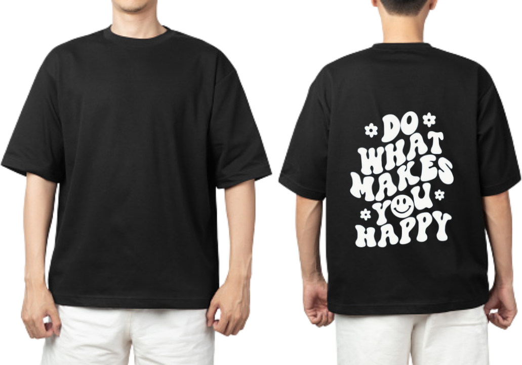 Do What Makes You Happy t- shirt One Size Black back 5