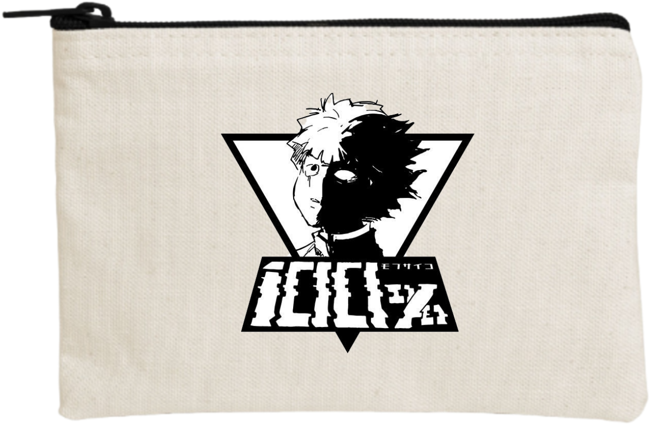 Mob Psycho 100 wallet pencil case Beige 5