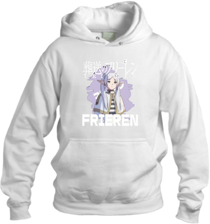 Frieren Beyond Journey's End One Size hoodie White 5