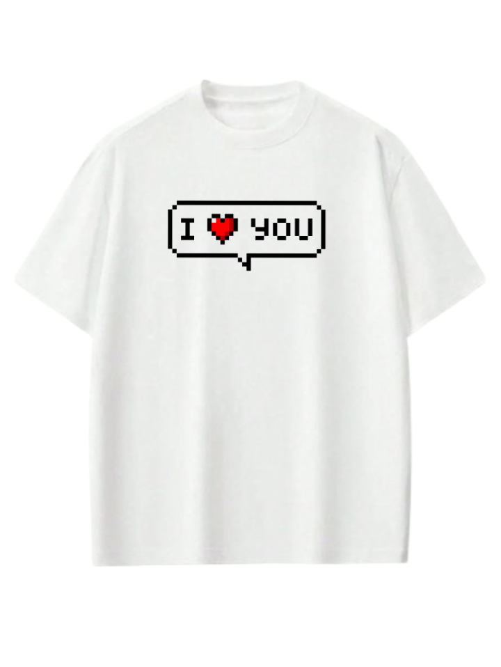 VaIentine coupIe t- shirt White 5