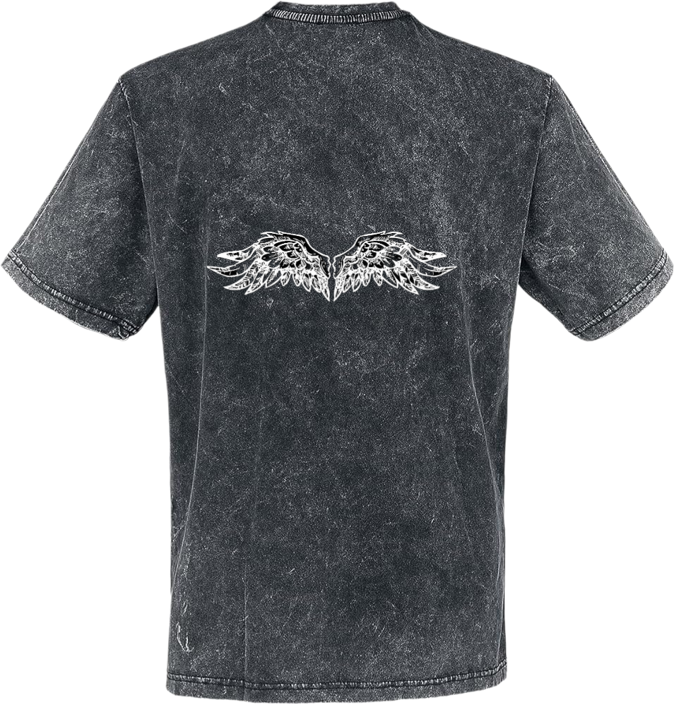 Goth t- shirt Washed Back 5