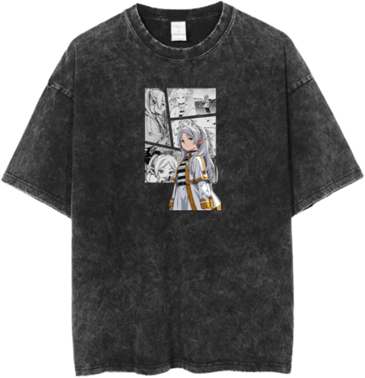 Frieren Beyond Journey's End t- shirt One Size Washed 5