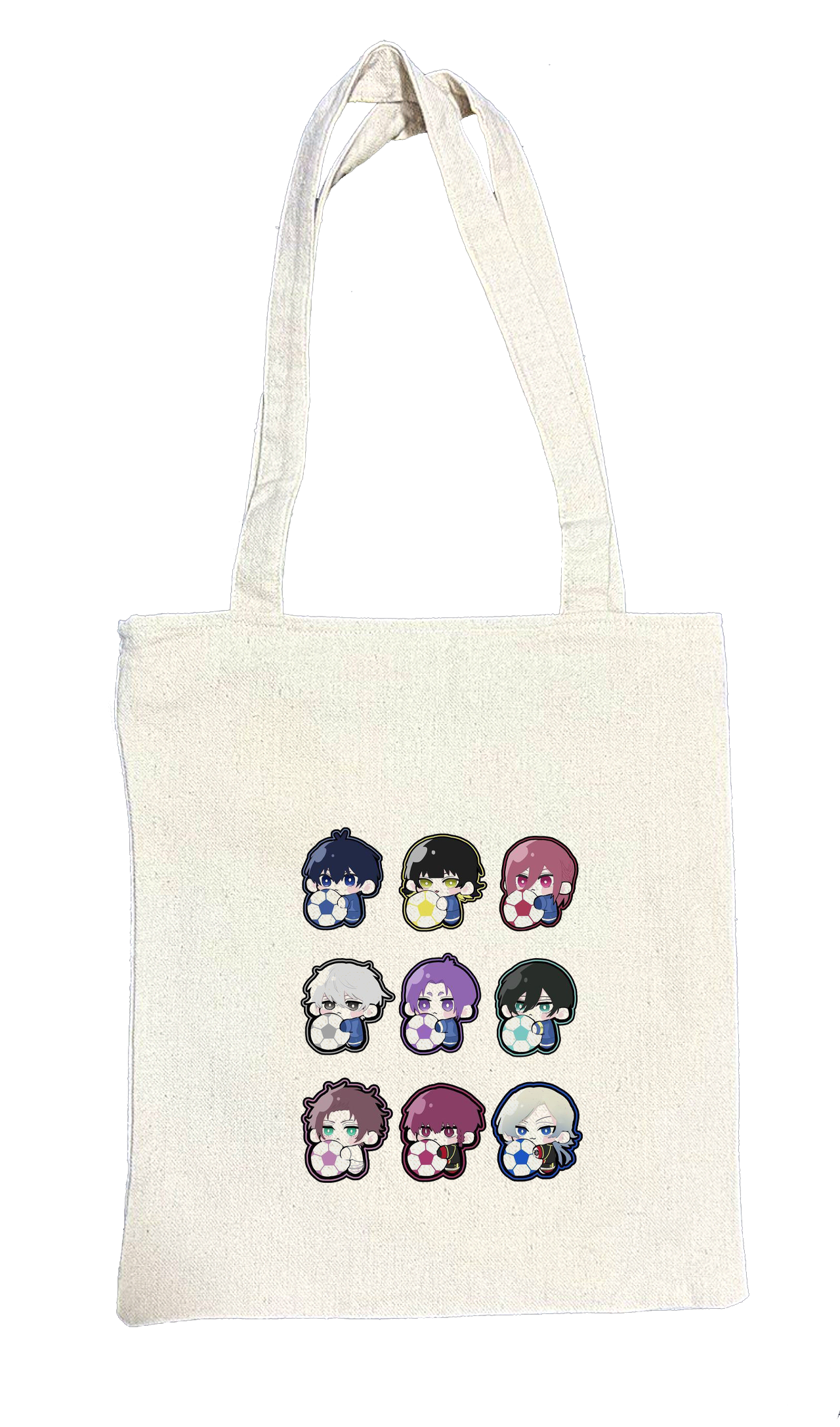 blue lock tote bag beige 5