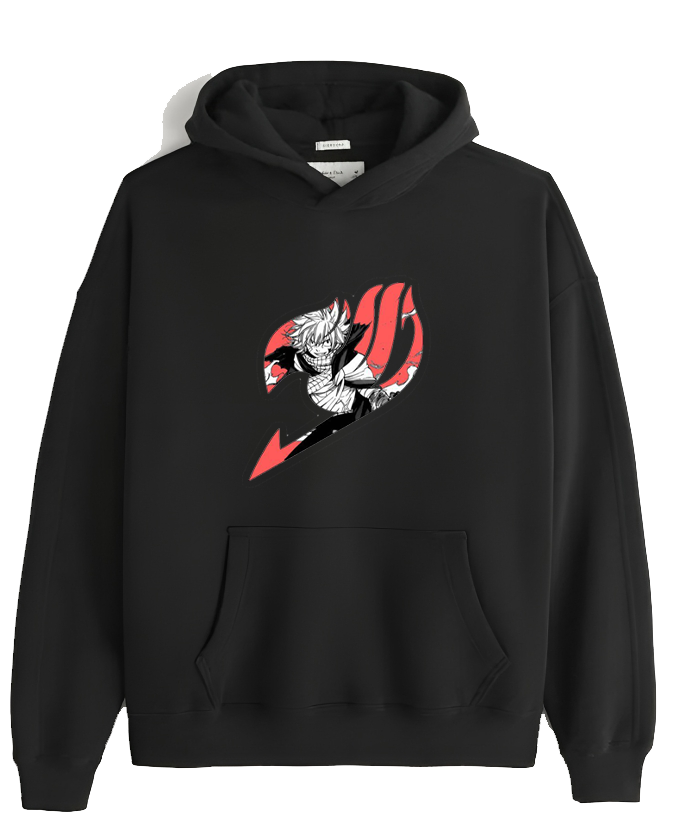 fairy tail One Size hoodie Black 5