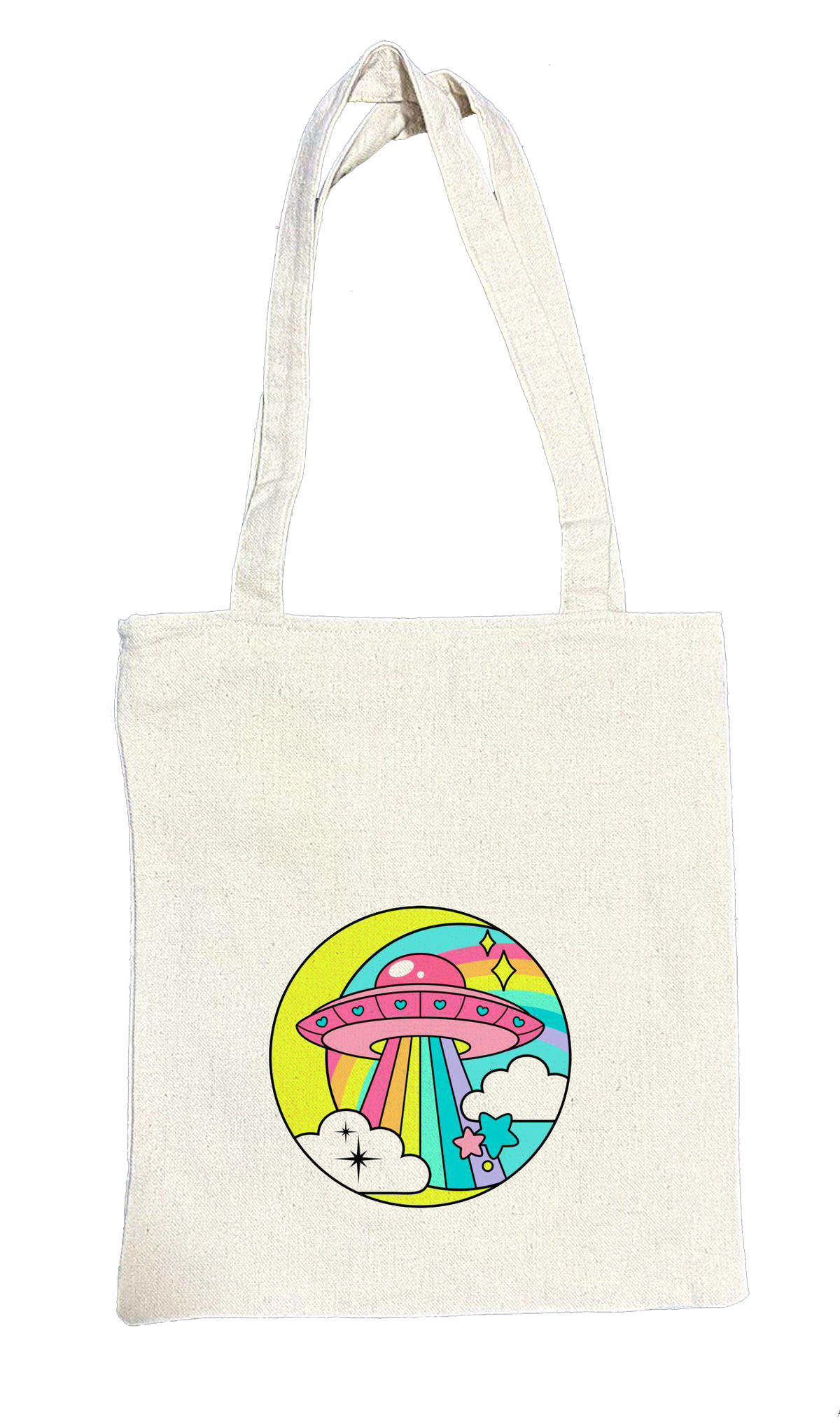 UFO tote bag beige