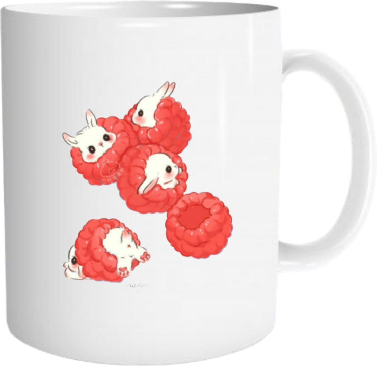 Juicy Raspberries Mug 5