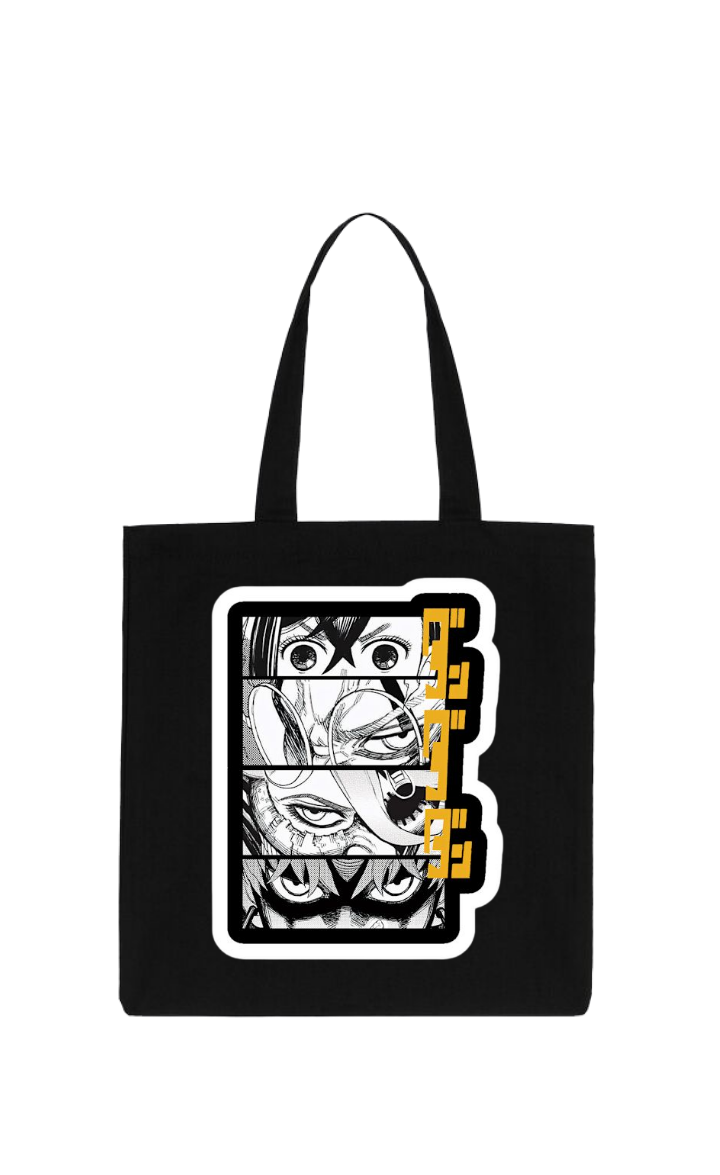 Dandadan tote bag Black 5