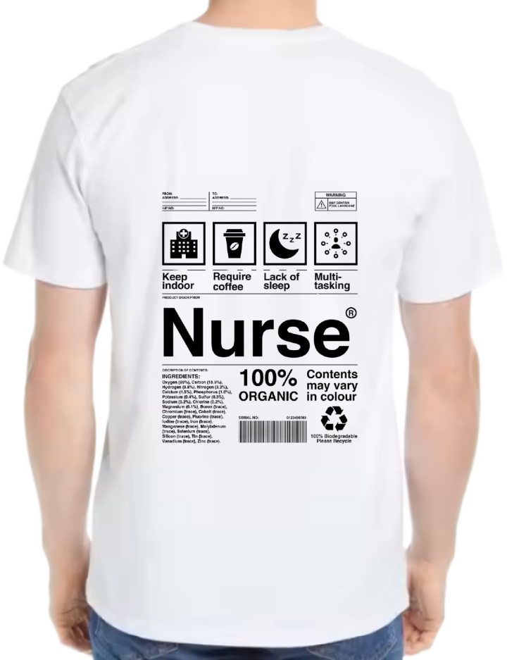 Software Developer Back text One Size t- shirt White Back 6