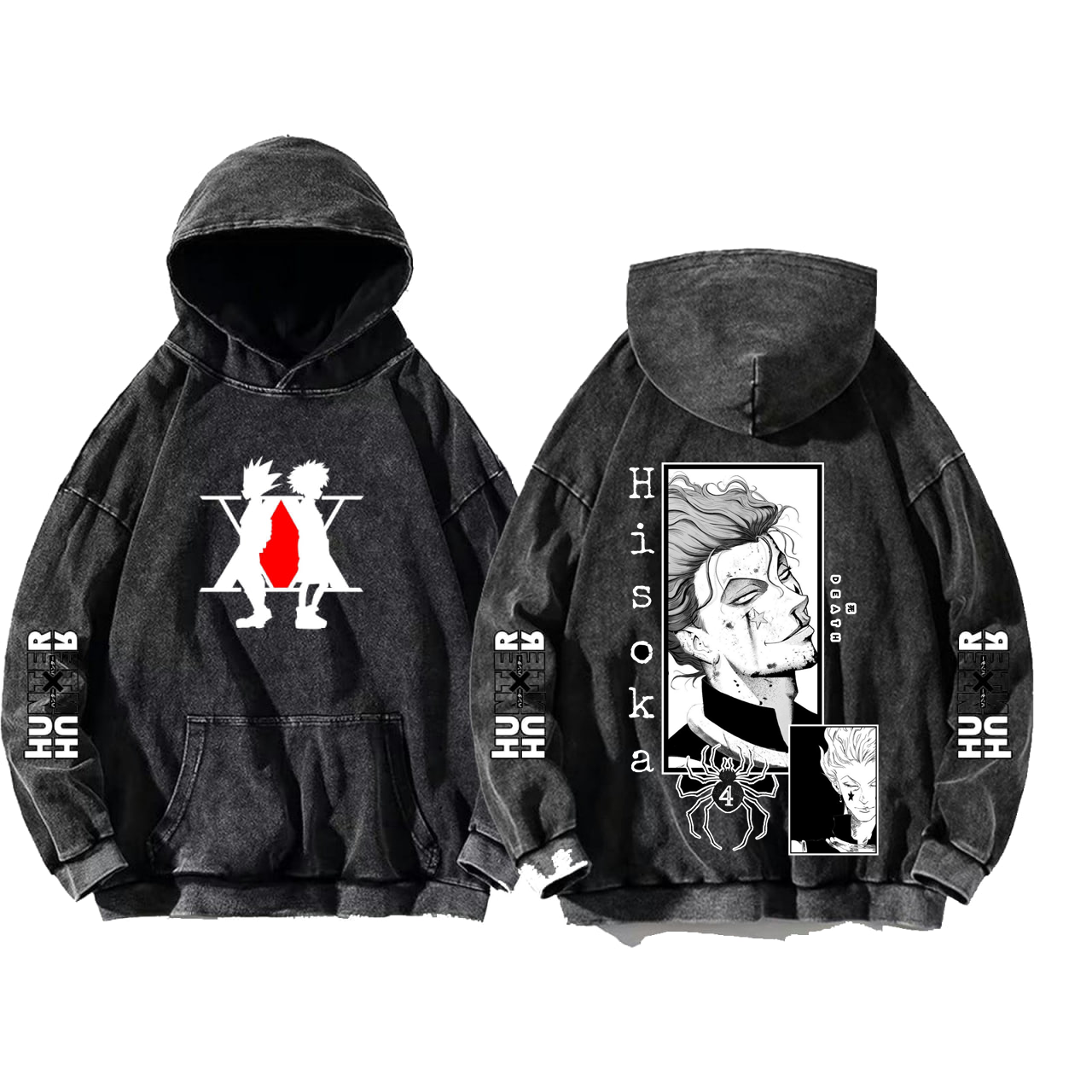 Hunter × Hunter One Size hoodie Washed Back 5