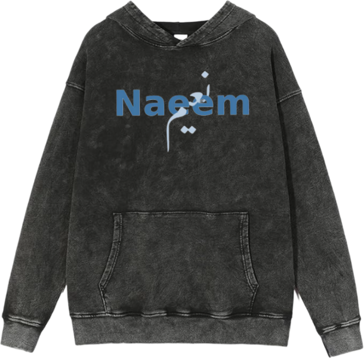 names One Size hoodie Washed Naeem 5