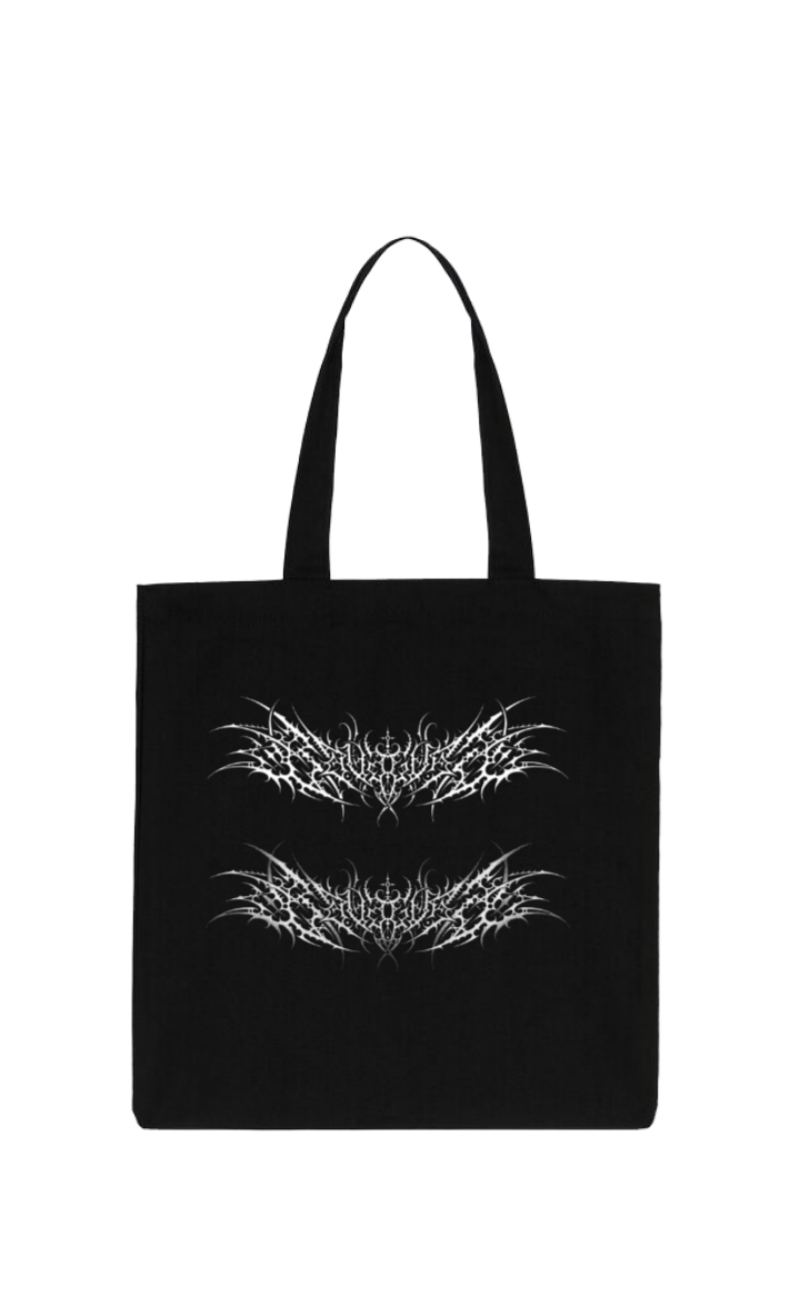 Goth tote bag Black 5