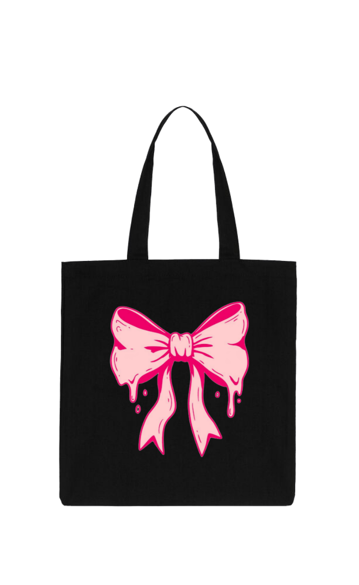 فيونكة tote bag Black 5
