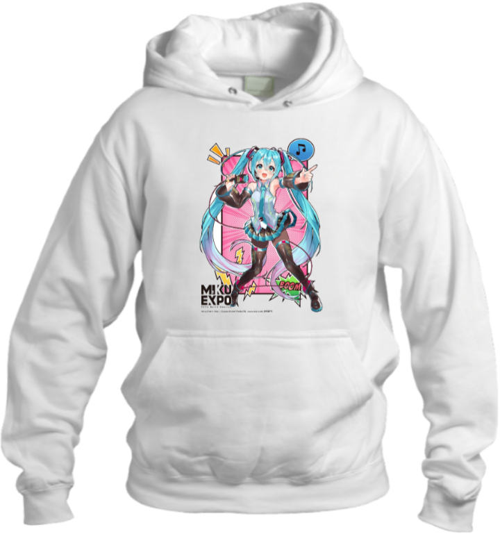 Hatsune Miku One Size hoodie White 5