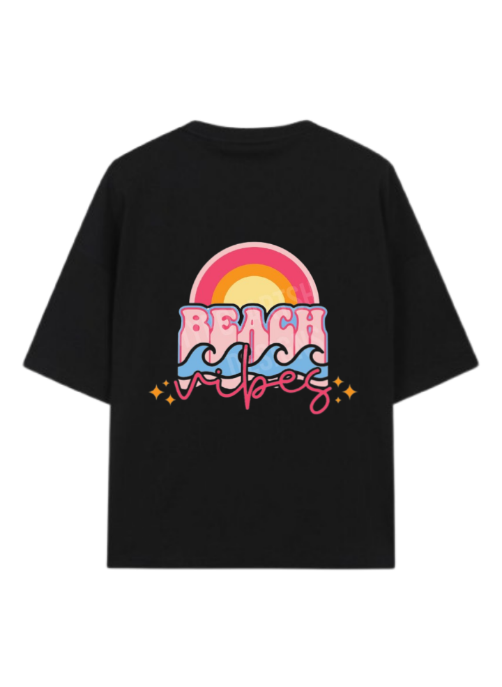 Summer Vibes t- shirt Black Back 5