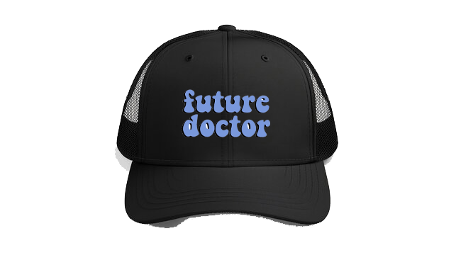 Baseball cap Black future doctor 56