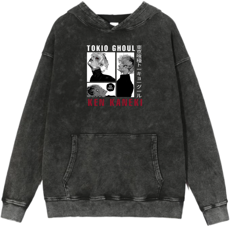Tokyo ghoul One Size hoodie Washed 5