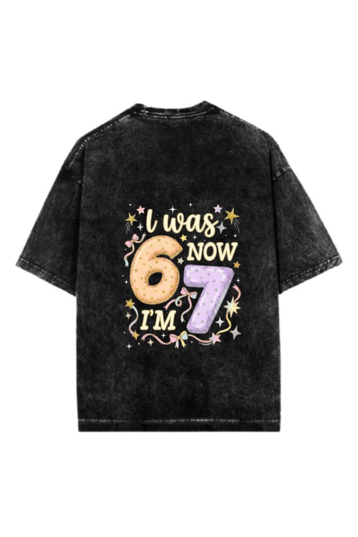 67 designs One Size t- shirt Washed Back 5