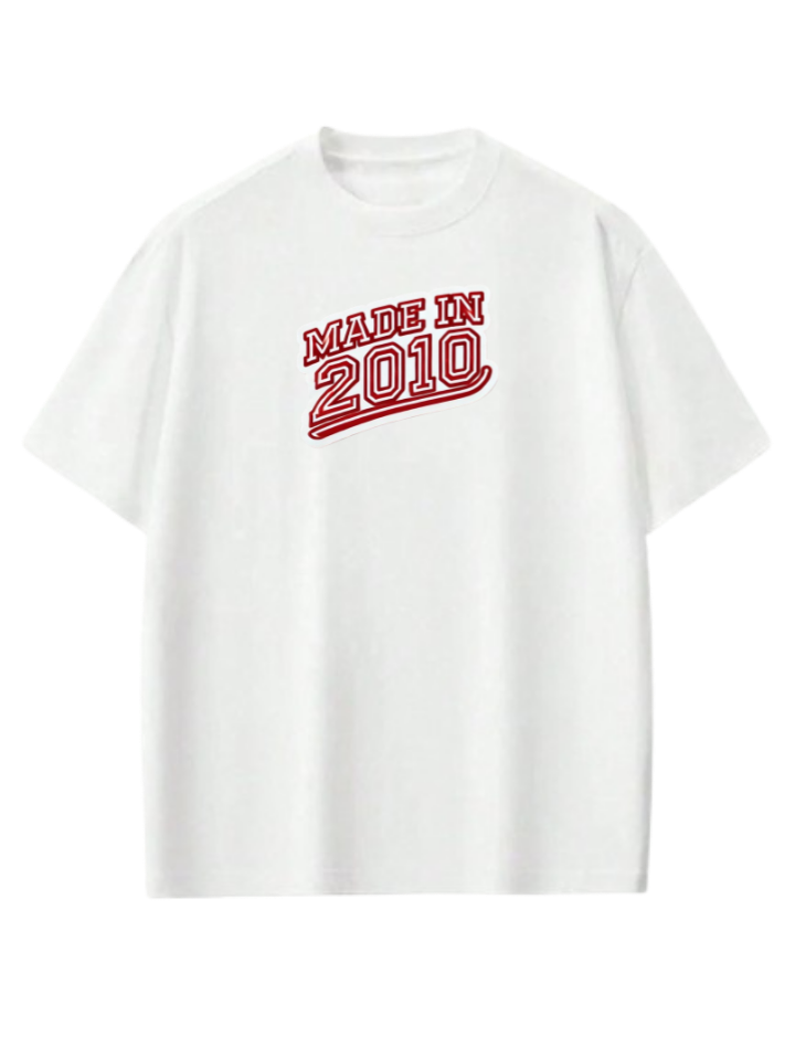age t- shirt White 2010