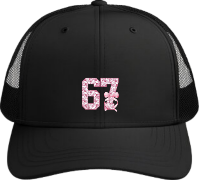 67 designs Baseball cap Black 5