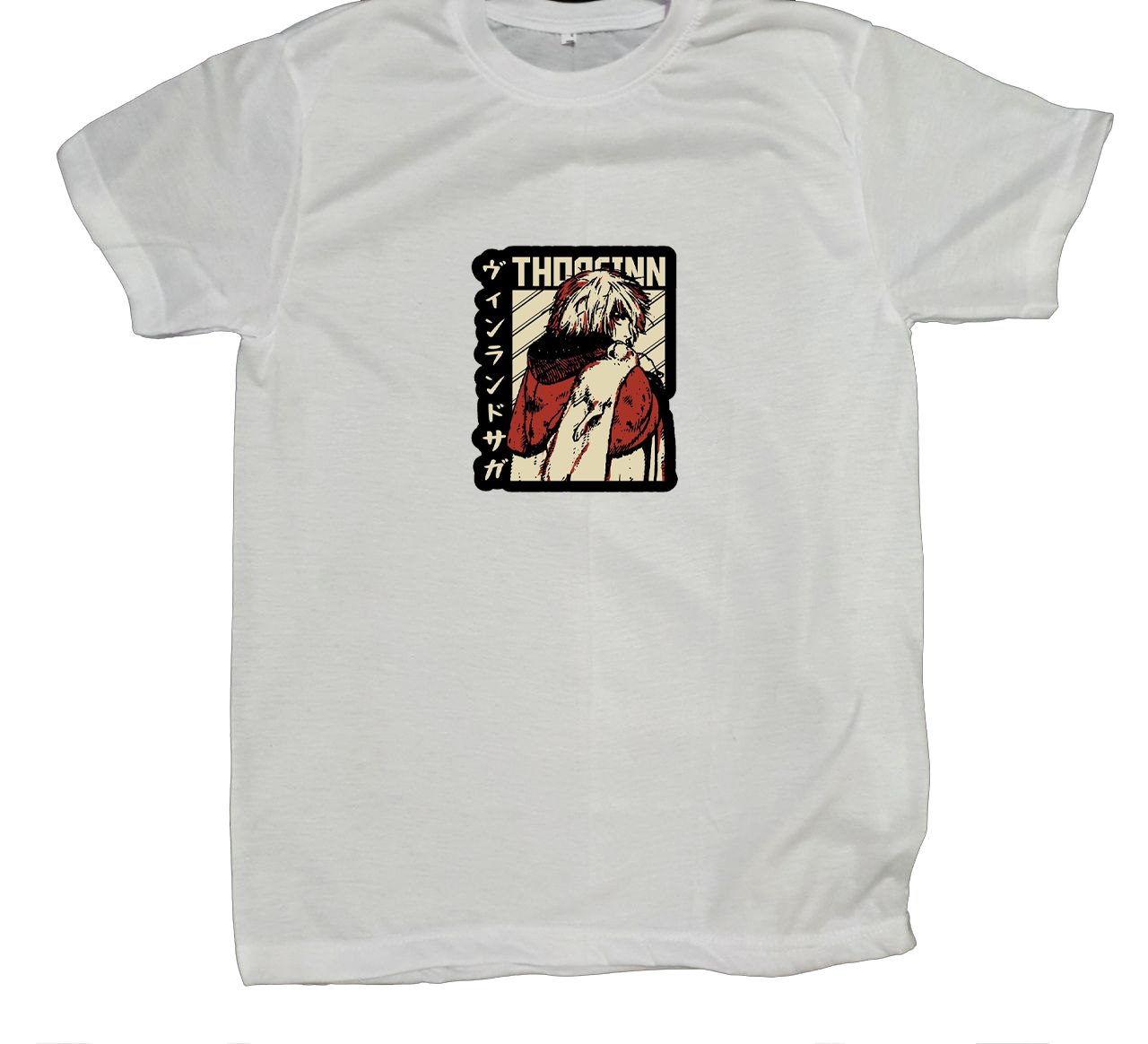 Vinland saga t- shirt fat White 5
