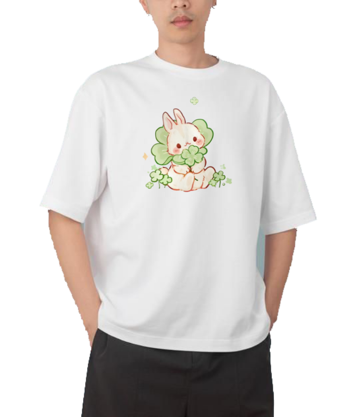 bunny One Size t- shirt White 5