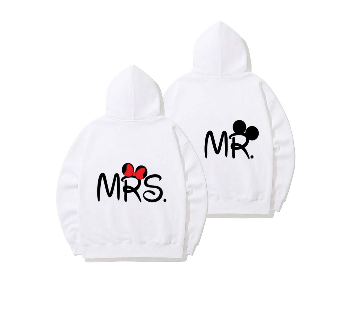 VaIentine coupIe Oversize Hoodie Cables White Back 5
