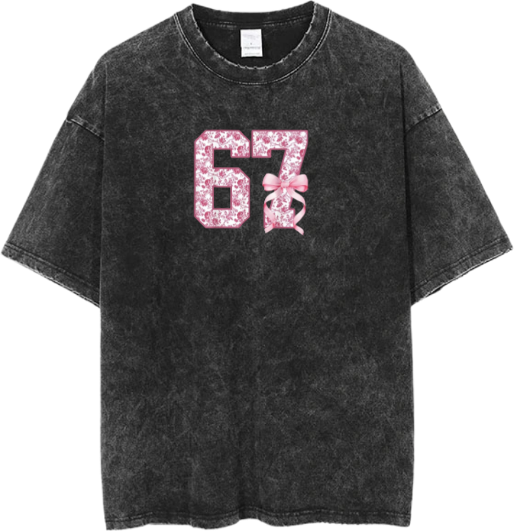 67 designs One Size t- shirt Washed 5