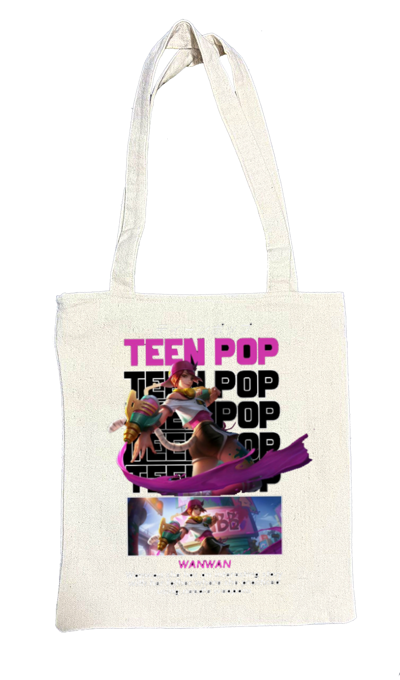 Mobile Legends Bang Bang tote bag beige 5