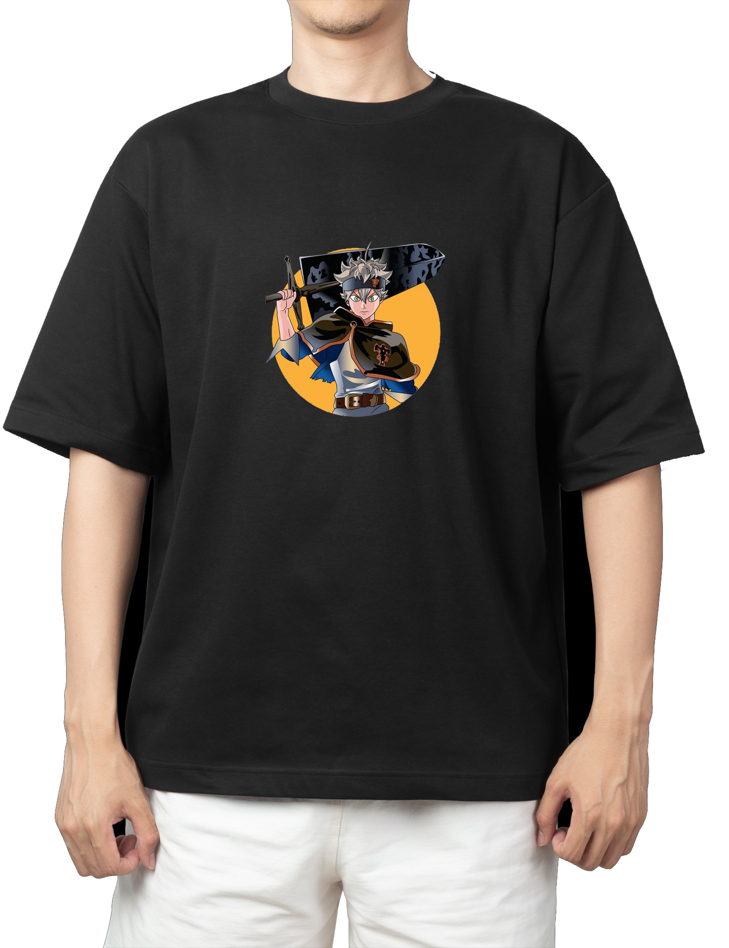 Black clover t- shirt One Size Black 5