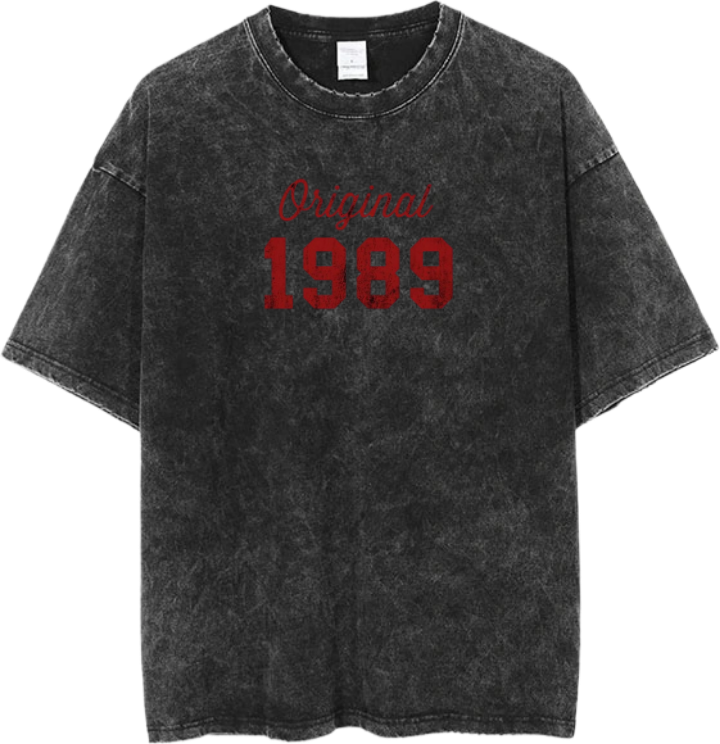 age t- shirt Washed 1989